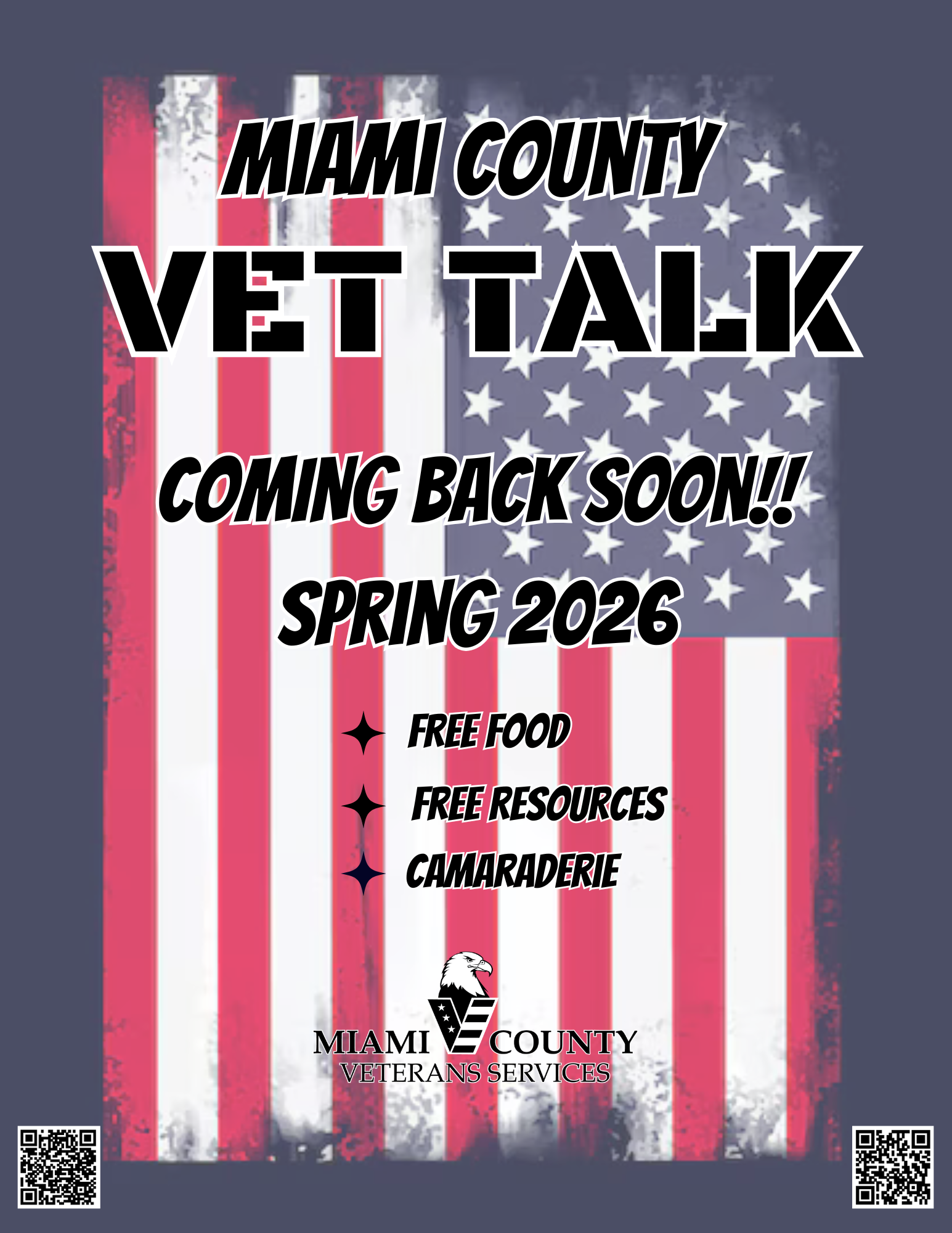 Miami County VET TALK Coming Soon